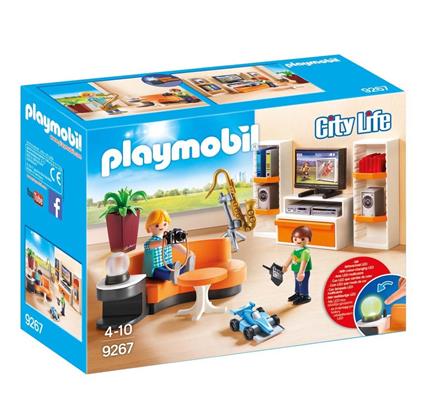 Playmobil Villa Moderna (9267). Soggiorno con Mobile Tv