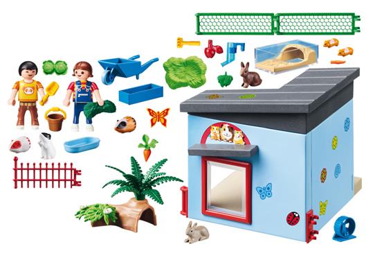 Playmobil Redisenza degli Animali (9277). Residenza di Conigli e Criceti - 101