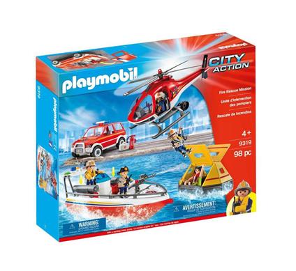 Playmobil 9319. City Action. Pompieri Missione Salvataggio