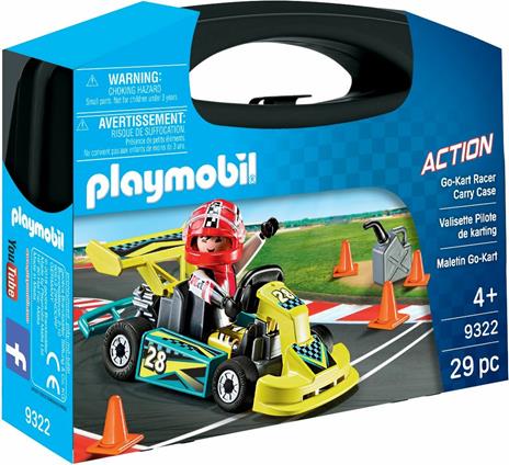 Playmobil Carrying Case (9322). Valigetta Go Kart