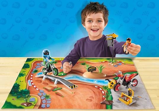 Playmobil 9329. Play Map. Gara Di Motocross - 110