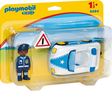 Playmobil 1. 2. 3 (9384). Auto della Polizia 1. 2. 3