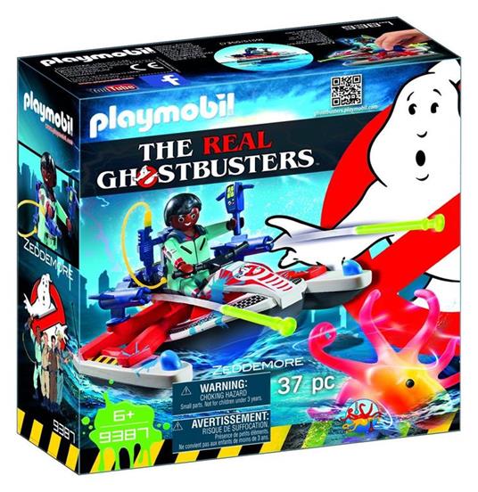 Playmobil Ghostbusters (9387). Zeddemore con Acqua Scooter - 80