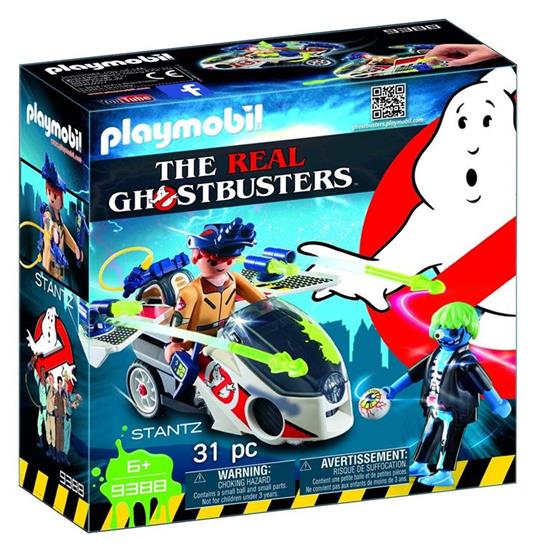 Playmobil Ghostbusters (9388). Stantz con Moto Volante - 106