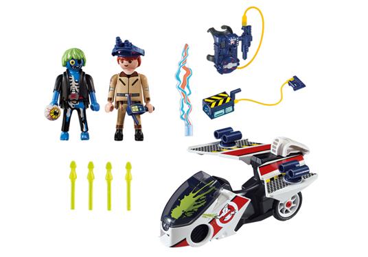 Playmobil Ghostbusters (9388). Stantz con Moto Volante - 117