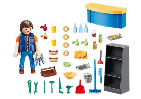 Playmobil 9457 Custode con chiosco - 3