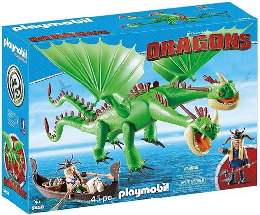 Playmobil Dragons (9458). Testabruta e Testaditufo con Vomito e Rutto - 2