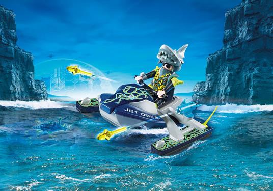 Playmobil Top Agents IV (70007). Moto d'Acqua - 2