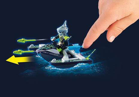 Playmobil Top Agents IV (70007). Moto d'Acqua - 4