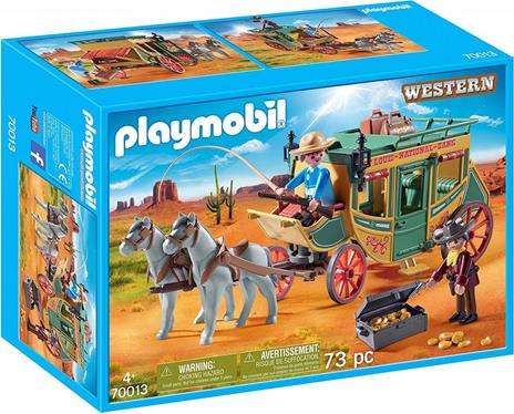 Playmobil Western (70013). Carrozza Western - 4