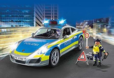 Playmobil: 70067 - City Action Porsche 911 Carrera 4S Polizei - Bunt - 3