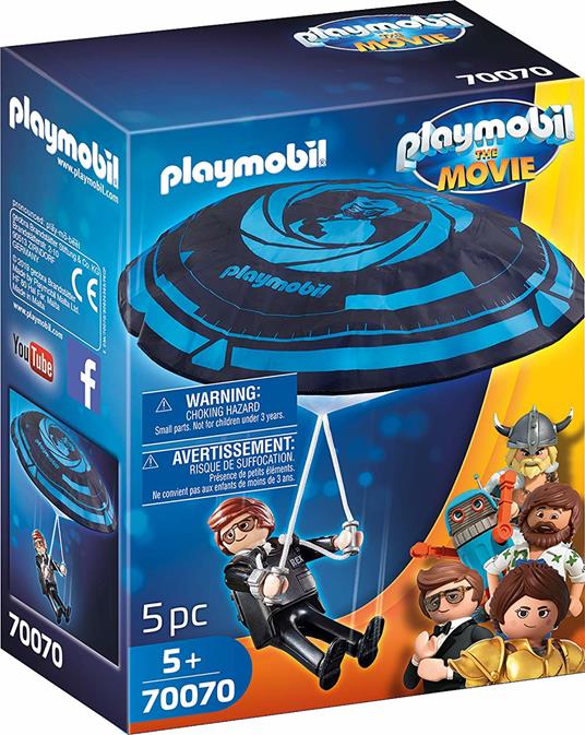 Playmobil The Movie (70070). Playmobil: The Movie Rex Dasher con Paracadute - 2