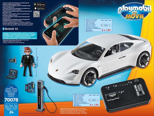 Playmobil The Movie (70078). Playmobil: The Movie Porsche Mission-E di Rex Dasher - 3