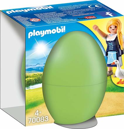 Playmobil (70083). Eggs. Ragazza Con Oche