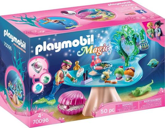 Playmobil Magico Mondo delle Sirene (70096). Salone di Bellezza e Scrigno di Perle