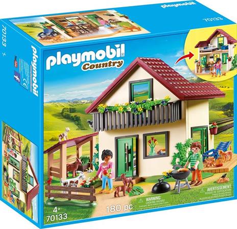 Playmobil Fattoria (70133). Casa con Allevamento Bio - Playmobil - Playmobil  Country - Edifici e architettura - Giocattoli | IBS