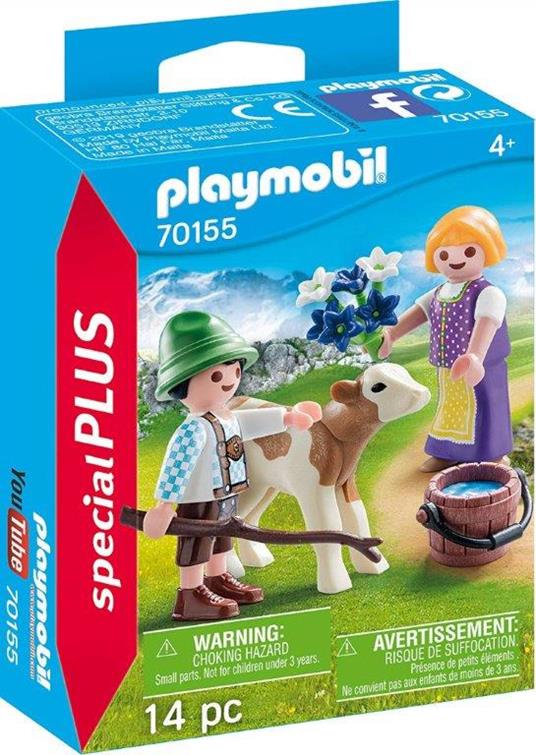 Playmobil Special Plus (70155). Bambini con Vitellino