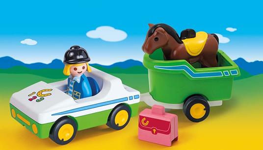 Playmobil 70181 Auto con trasporto cavalli 1.2.3 - 3