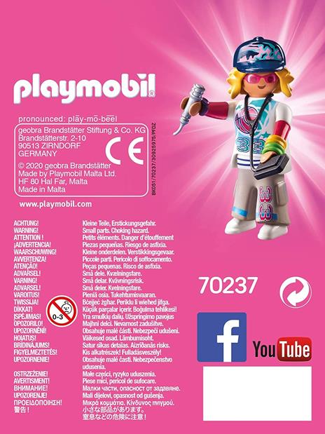 Playmobil Ragazza Rapper - 3