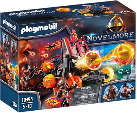 Playmobil (70394). Novelmore Ii. Cannone Spara Lava Di Burnham - 3