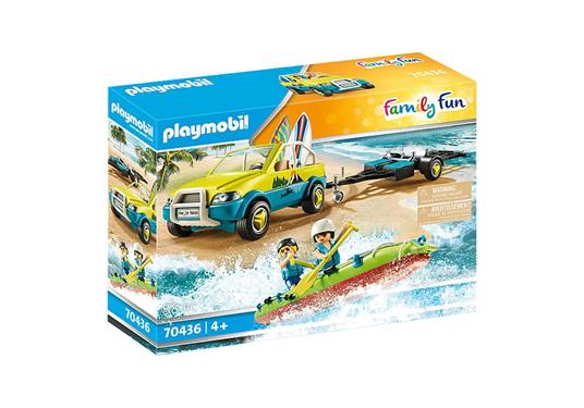 Playmobil (70436). Hotel. Auto Da Spiaggia Con Rimorchio Per Canoa - 2