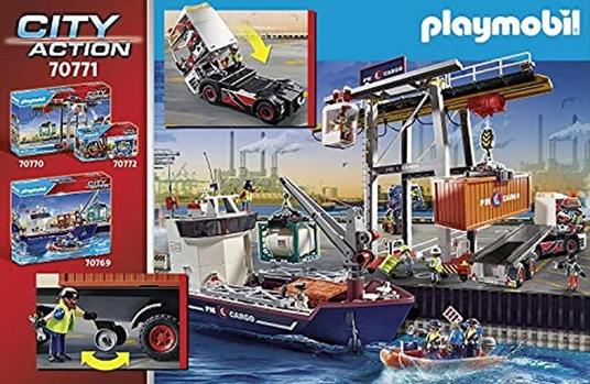 Playmobil 70771 Motrice Con Container - 4