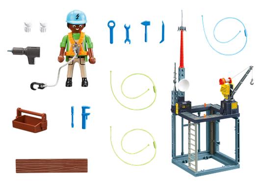 Playmobil 70816 Starter Pack Cantiere con montacarichi - Playmobil -  Mestieri - Giocattoli