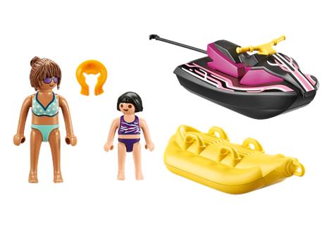 Playmobil 70906 Starter Pack Moto d'acqua con banana boat - 2