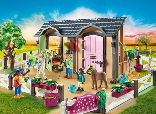 Playmobil 70995 Lezione di equitazione con stalle - 4