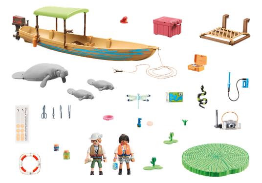 Playmobil 71010 Wiltopia - Gita in barca e lamantini della foresta  amazzonica - Playmobil - Wiltopia - Animali - Giocattoli | IBS