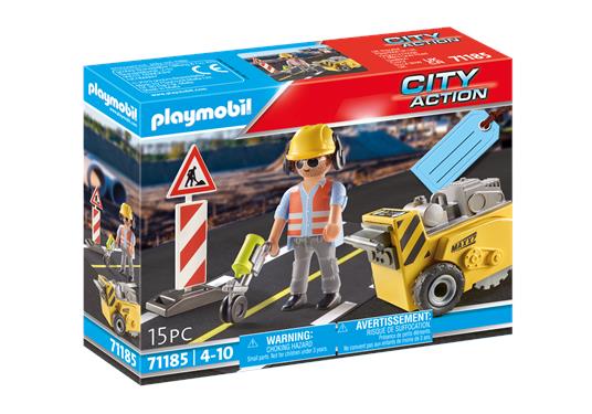 Playmobil 71185 Gift Set Manutenzione stradale