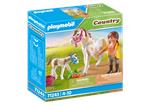 Playmobil 71243 Ragazza con cavallo e puledro