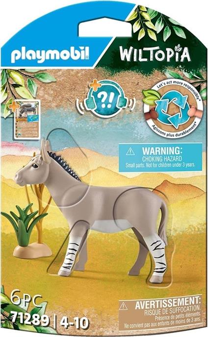 Playmobil: 71289 Wiltopia -Asino Selvatico Africano