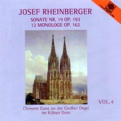 Vol. 4. Son. 19 op.193 - 12 - CD Audio di Joseph Gabriel Rheinberger