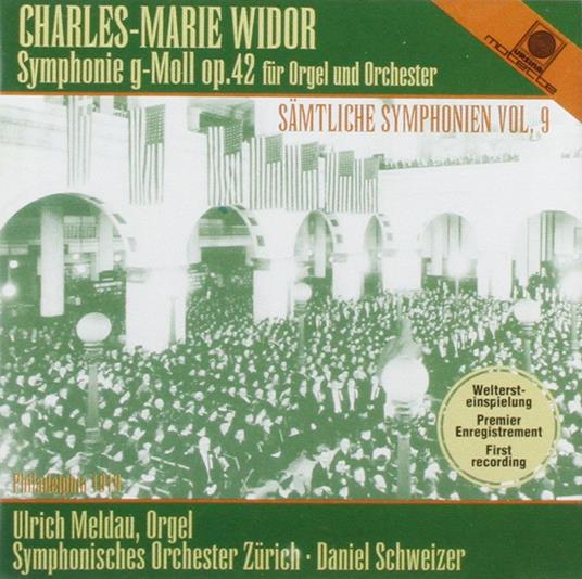Symphonie G - Moll fur Orge - CD Audio di Charles-Marie Widor