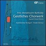 Opere sacre corali - CD Audio di Felix Mendelssohn-Bartholdy,Frieder Bernius