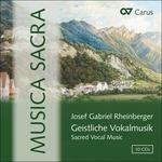 Musica Sacra - CD Audio di Joseph Gabriel Rheinberger