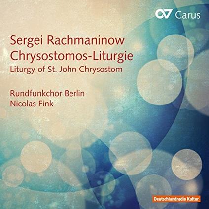 Liturgy of St. John Chryso - CD Audio di Sergei Rachmaninov