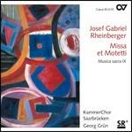 Messa - Motetti - CD Audio di Joseph Gabriel Rheinberger