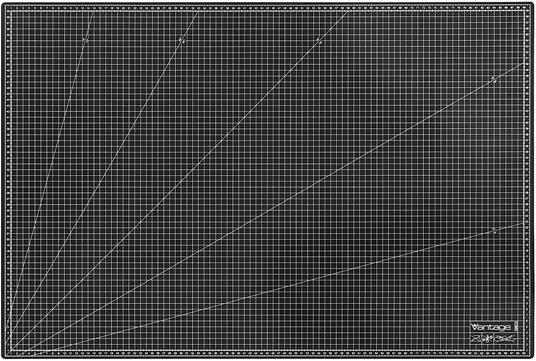 Vantage - Tappetino da taglio autorigenerante, utilizzabile su entrambi i lati, con griglia A1