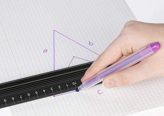 Righello antiscivolo Dahle in alluminio - 30 cm - 2