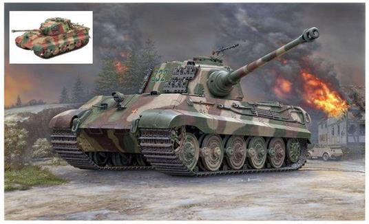 Tiger Ii Ausf.B Henschel Turret Tank Plastic Kit 1:35 Model Rv03249