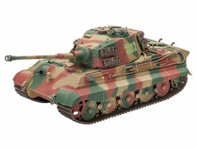 Tiger Ii Ausf.B Henschel Turret Tank Plastic Kit 1:35 Model Rv03249 - 3