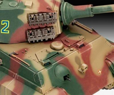 Tiger Ii Ausf.B Henschel Turret Tank Plastic Kit 1:35 Model Rv03249 - 7