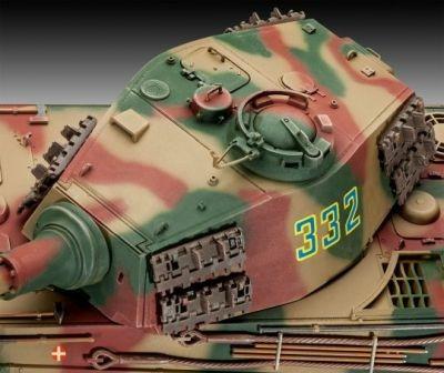 Tiger Ii Ausf.B Henschel Turret Tank Plastic Kit 1:35 Model Rv03249 - 8