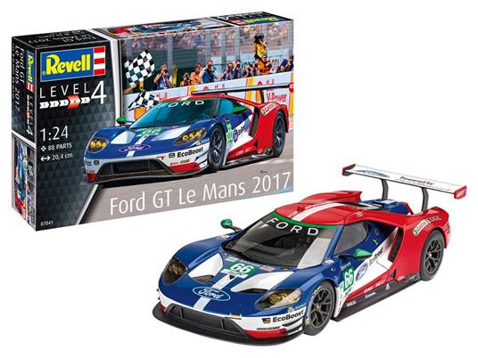 Ford Gt Le Mans Plastic Kit 1:24 Model Rv07041 - 2