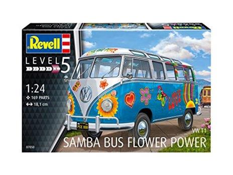 Revell Volkswagen T1 Samba Bus Flower Pow - 2