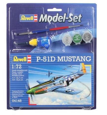 Military Plane. Model Set P-51D Mustang