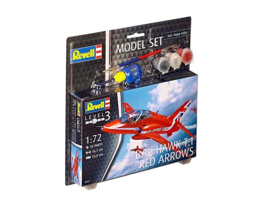 Modellino 1/72 Model Set Bae Hawk T.1 Red Arrows Revell - 2