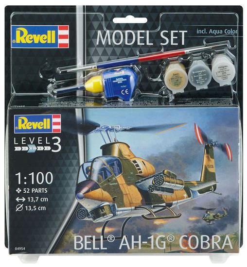 Model Set Elicottero Bell Ah-1G Cobra 1:100 - Revell - Elicotteri -  Giocattoli | IBS
